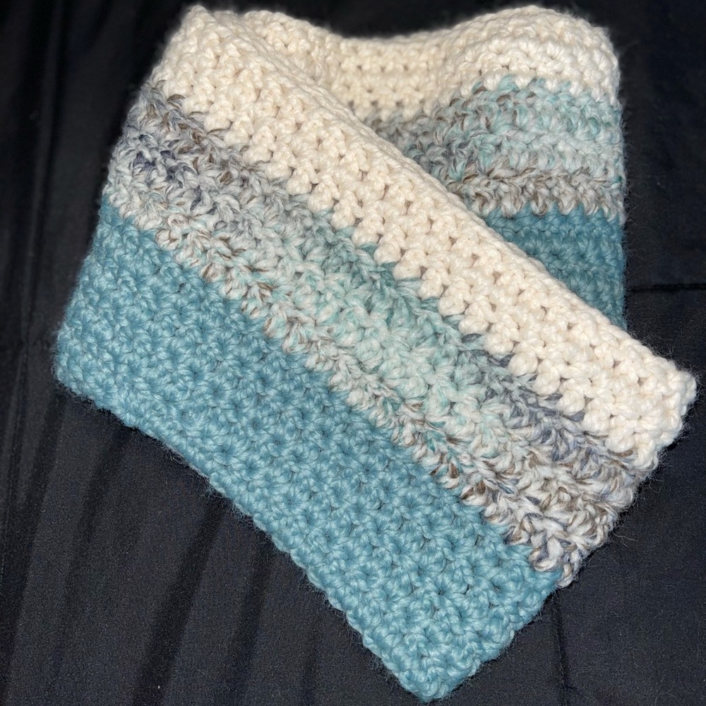 Handmade Crochet Infinity Scarf - Picture 6 of 6